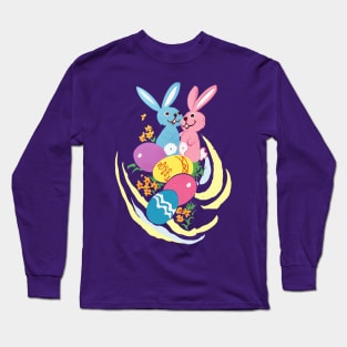 Adorable Rabbits Long Sleeve T-Shirt